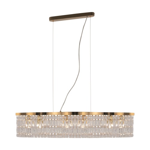 Lampa wisząca Dune DIA005PL-06G Maytoni E14x60W Metal/Kryształ Złoto/Przezroczysty