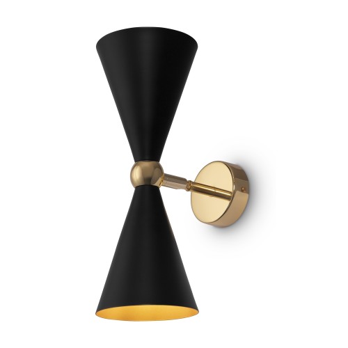 Lampa ścienna kinkiet Vesper MOD108WL-02GB Maytoni E14x40W Metal/Metal Złoto/Czarny