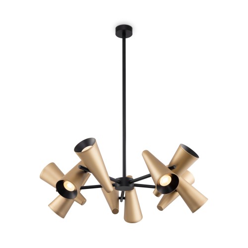 Lampa wisząca Giro MOD095PL-10BS Maytoni GU10x50W Metal/Aluminium Mosiądz/Mosiądz