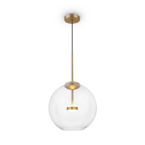 Lampa wisząca Cometa MOD056PL-L12G3K Maytoni LEDx12W Metal/Szkło Złoto/Przezroczysty