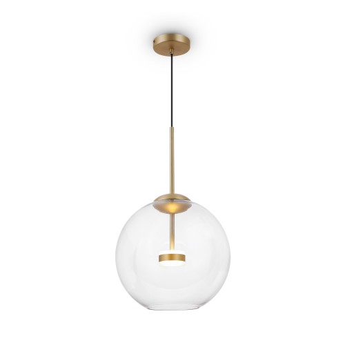 Lampa wisząca Cometa MOD056PL-L12G3K Maytoni LEDx12W Metal/Szkło Złoto/Przezroczysty
