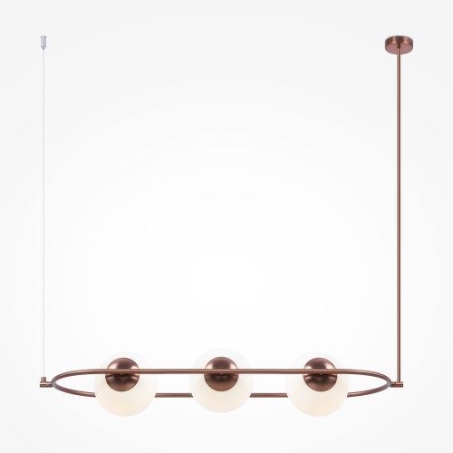 Lampa wisząca Erich MOD221PL-03BS Maytoni E14x40W Metal/Szkło Mosiądz/Biały