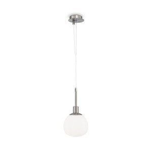 Lampa wisząca Erich MOD221-PL-01-N Maytoni E14x40W Metal/Szkło Nikiel/Biały