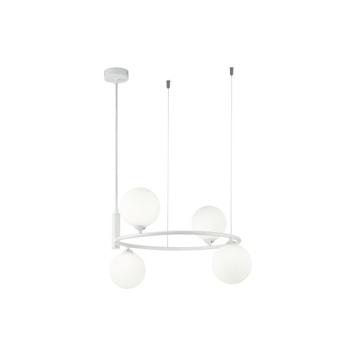 Lampa wisząca Ring MOD013PL-04W Maytoni G9x25W Metal/Szkło Biały/Biały