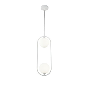 Lampa wisząca Ring MOD013PL-02W Maytoni G9x25W Metal/Szkło Biały/Biały