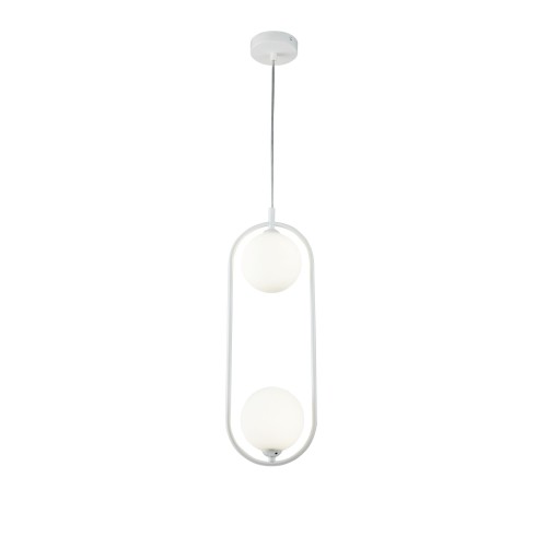 Lampa wisząca Ring MOD013PL-02W Maytoni G9x25W Metal/Szkło Biały/Biały