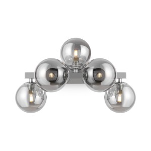 Lampa ścienna kinkiet Dallas MOD547WL-05CH Maytoni G9x28W Metal/Szkło Chrom/Przydymiony