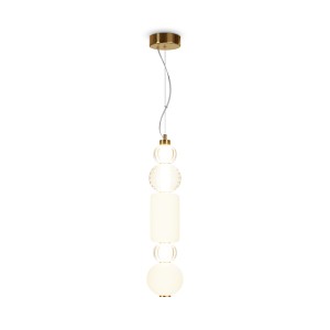 Lampa wisząca Collar P069PL-L35G3K1 Maytoni LEDx35W Metal i akryl/Szkło Złoto/Złoty
