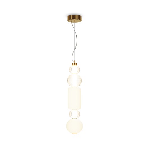 Lampa wisząca Collar P069PL-L35G3K1 Maytoni LEDx35W Metal i akryl/Szkło Złoto/Złoty