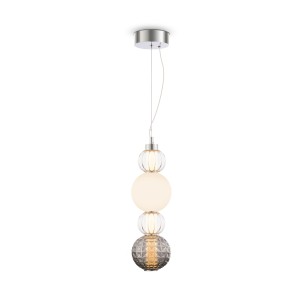 Lampa wisząca Collar P069PL-L17CH3K Maytoni LEDx17W Metal/Szkło Chrom/Różnokolorowy