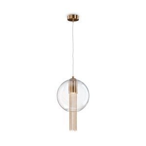 Lampa wisząca Flusso P095PL-01BZ1 Maytoni GU10x12W Metal/Szkło Brąz/Przezroczysty