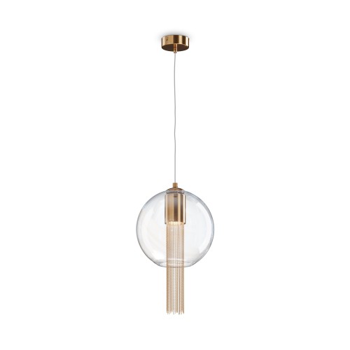 Lampa wisząca Flusso P095PL-01BZ1 Maytoni GU10x12W Metal/Szkło Brąz/Przezroczysty