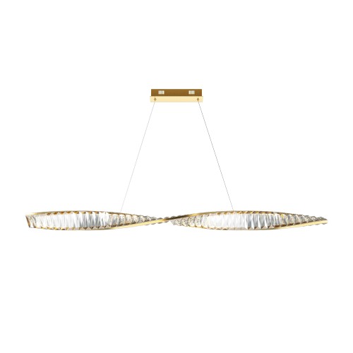 Lampa wisząca Krone P097PL-L36BS3K Maytoni LEDx36W Metal/Kryształ Mosiądz/Przezroczysty
