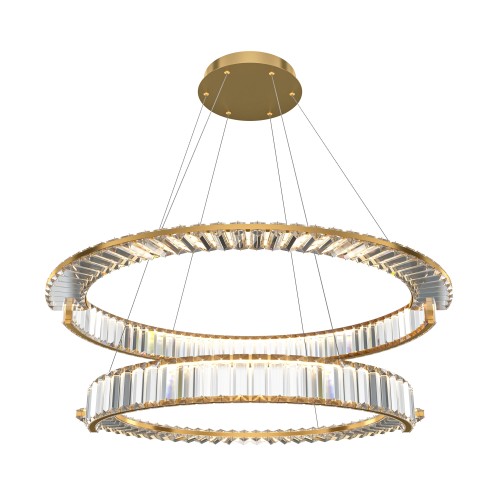 Lampa wisząca Krone P097PL-L90G4K Maytoni LEDx90W Metal/ Złoto/Przezroczysty