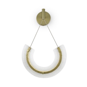 Lampa ścienna kinkiet Maya P091WL-L18G3K Maytoni LEDx10W Aluminium/Szkło Złoto/Przezroczysty