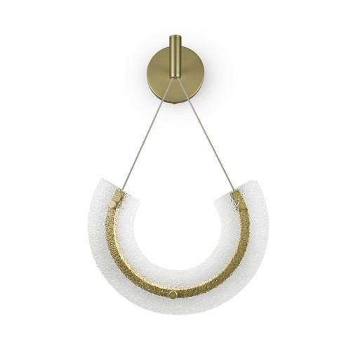 Lampa ścienna kinkiet Maya P091WL-L18G3K Maytoni LEDx10W Aluminium/Szkło Złoto/Przezroczysty