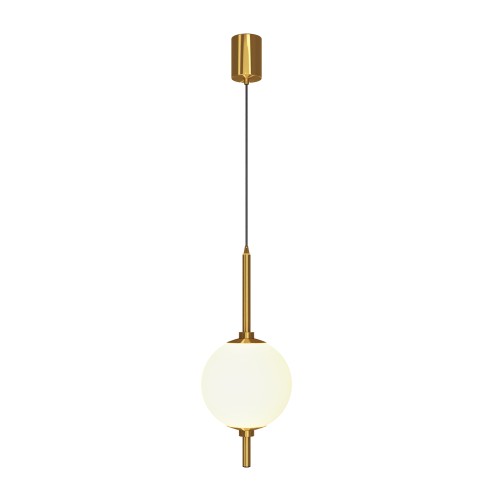 Lampa wisząca The Sixth Sense Z020PL-L6BS3K Maytoni LEDx7W Metal/Szkło Mosiądz/Biały