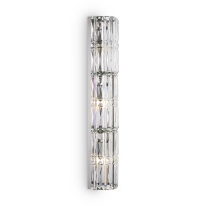 Lampa ścienna kinkiet Facet MOD094WL-03CH Maytoni E14x60W Metal/Kryształ Chrom/Przezroczysty