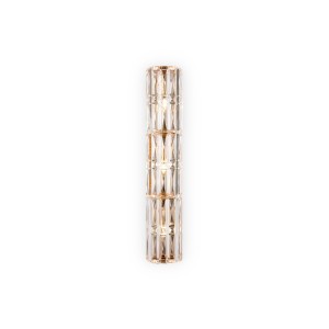 Lampa ścienna kinkiet Facet MOD094WL-03G Maytoni E14x60W Metal/Kryształ Złoto/Przezroczysty