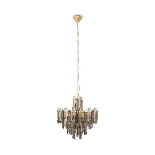 Lampa wisząca Flare DIA200PL-06G Maytoni E14x40W Metal/Szkło Złoto/Różnokolorowy