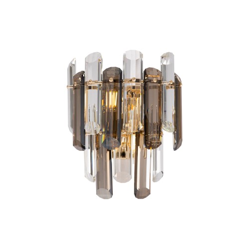 Lampa ścienna kinkiet Flare DIA200WL-02G Maytoni E14x40W Metal/Szkło Złoto/Różnokolorowy