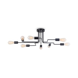 Lampa sufitowa Gilbert T532CL-08B Maytoni E27x60W Metal/ Czarny/