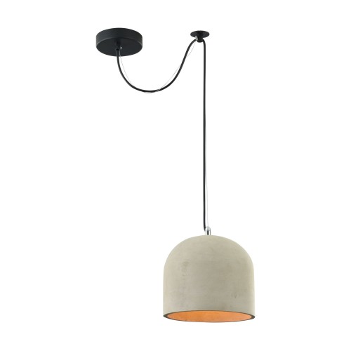 Lampa wisząca Broni T451-PL-01-GR Maytoni E27x60W Metal/Metal i beton Czarny/Szary