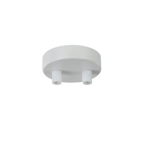 Uniwersalna baza montażowa okrągła SPR-BASE-R-02-W Maytoni Universal Base SPR-BASE‑R‑02‑W – metalowa, biała, do podwójnych lamp wiszących