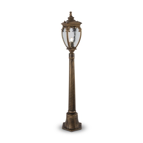 Lampa zewnętrzna Słupek oświetleniowy  Fleur O414FL-01GB1 Maytoni E27x60W Aluminium/ Czerń ze złotem/