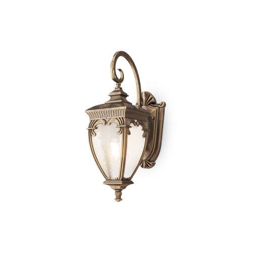 Lampa ścienna kinkiet  Fleur O414WL-01GB Maytoni E27x60W Aluminium/ Czerń ze złotem/
