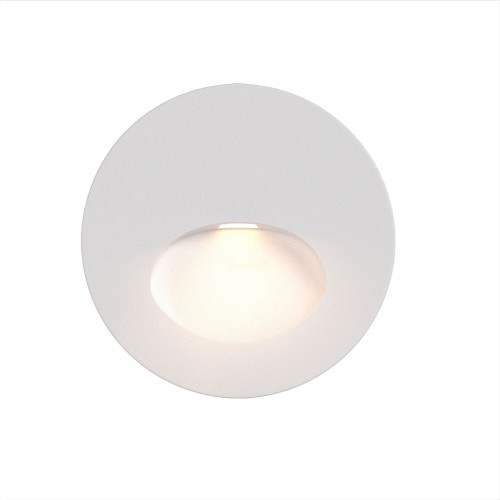 Lampa ścienna kinkiet na klatkę schodową Bil O015SL-L3W3K Maytoni LEDx3W Aluminium/ Biały/