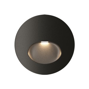 Lampa ścienna kinkiet na klatkę schodową Bil O015SL-L3B3K Maytoni LEDx3W Aluminium/ Czarny/