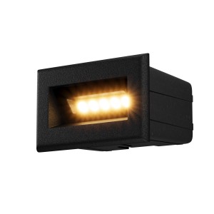 Lampa ścienna kinkiet na klatkę schodową Bosca O045SL-L3B3K Maytoni LEDx3W Metal/ Czarny/
