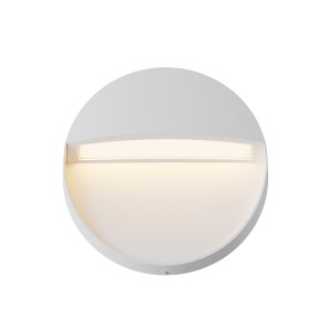 Lampa ścienna kinkiet na klatkę schodową Mane O046SL-L3W3K Maytoni LEDx3W Aluminium i tworzywo sztuczne/ Biały/