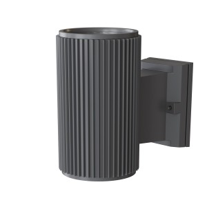 Lampa ścienna kinkiet Rando O419WL-01GR Maytoni E27x60W Metal/ Szary/
