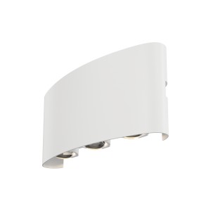 Lampa zewnętrzna kinkiet Strato O417WL-L6W3K Maytoni LEDx6W Metal/ Biały/