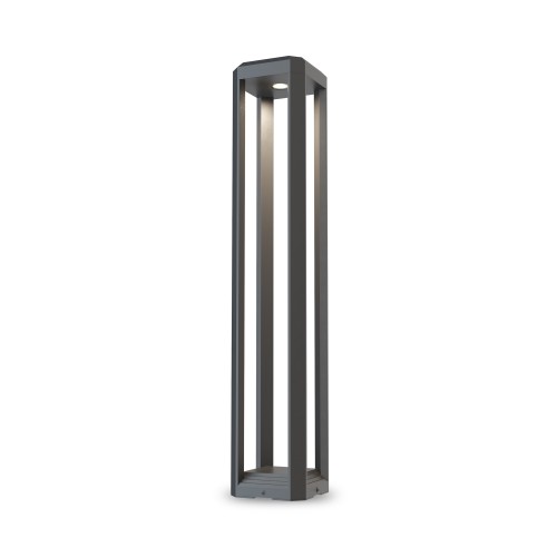 Lampa zewnętrzna Słupek oświetleniowy Royal Mile O019FL-L12GR3K Maytoni LEDx13W Aluminium/ Szary/