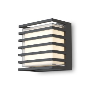 Lampa ścienna kinkiet Downing Street O020WL-L10B3K Maytoni LEDx10W Aluminium/ Czarny/