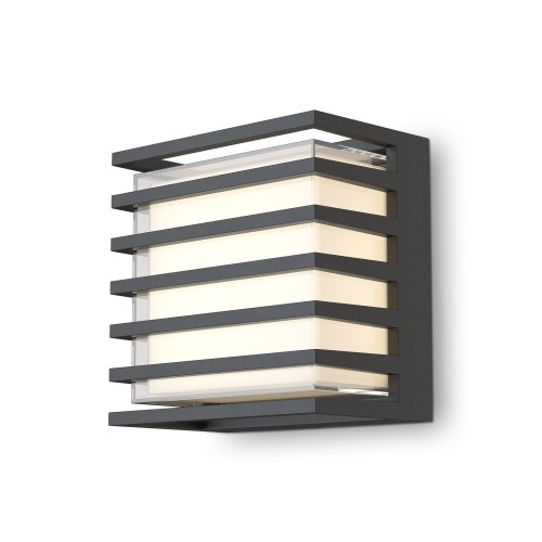 Lampa ścienna kinkiet Downing Street O020WL-L10B3K Maytoni LEDx10W Aluminium/ Czarny/