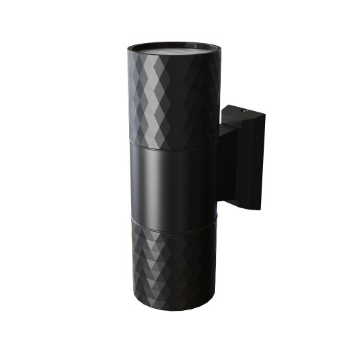 Lampa ścienna kinkiet Bowery O583WL-02B Maytoni GU10x50W Aluminium/ Czarny/