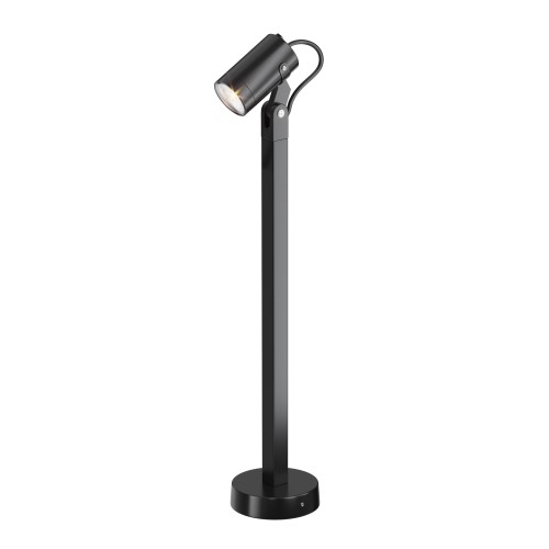 Lampa zewnętrzna Słupek oświetleniowy Scope O025FL-01B1 Maytoni GU10x50W Aluminium i szkło/ Czarny/