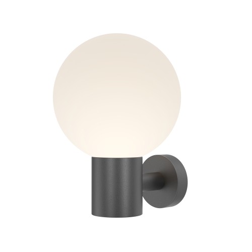 Lampa ścienna kinkiet Bold O598WL-01B Maytoni E27x60W Aluminium/ Czarny/