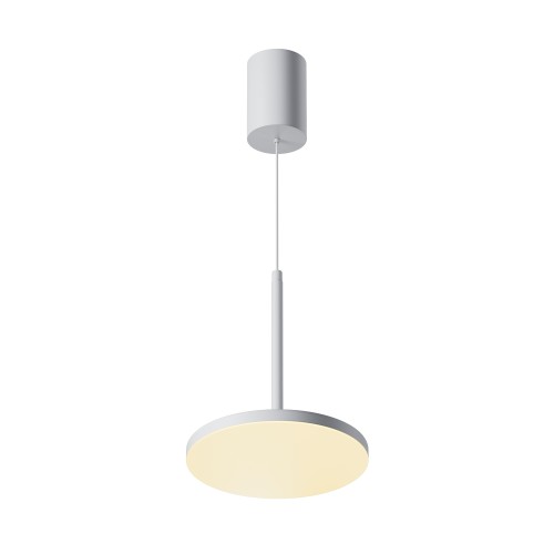 Lampa wisząca Plato P076PL-L12W3K-W Maytoni LEDx12W Aluminium/ Biały/