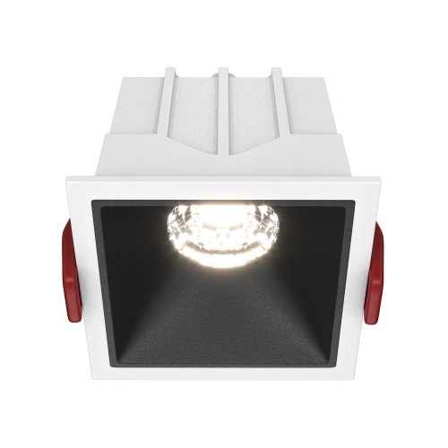 Lampa sufitowa Spot reflektor Alfa LED DL043-01-10W4K-D-SQ-WB Maytoni LEDx10W Aluminium i tworzywo sztuczne/ Biały i czarny/