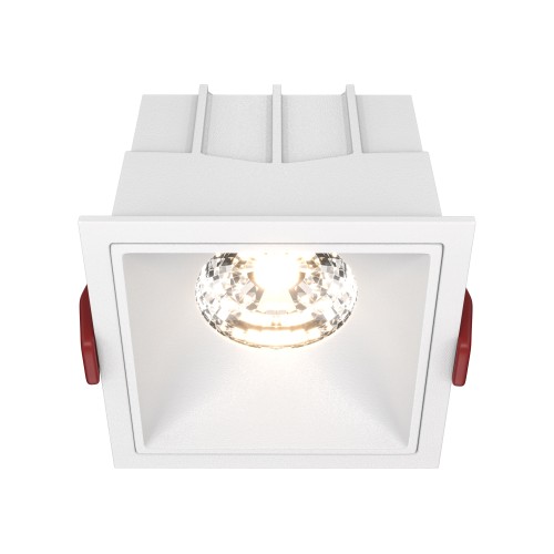 Lampa sufitowa Spot reflektor Alfa LED DL043-01-15W3K-D-SQ-W Maytoni LEDx15W Aluminium i tworzywo sztuczne/ Biały/