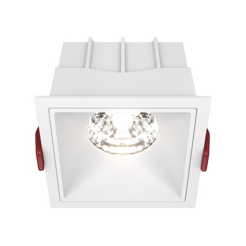 Lampa sufitowa Spot reflektor Alfa LED DL043-01-15W4K-D-SQ-W Maytoni LEDx15W Aluminium i tworzywo sztuczne/ Biały/