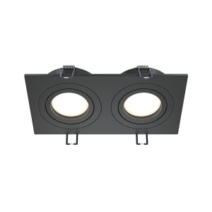 Lampa sufitowa Spot reflektor Atom DL024-2-02B Maytoni GU10/MR16x10W Aluminium/ Czarny/