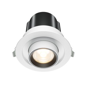 Lampa sufitowa Spot reflektor Hidden DL095-01-10W3K-W Maytoni LEDx10W Aluminium i tworzywo sztuczne/ Biały/