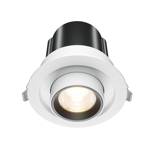 Lampa sufitowa Spot reflektor Hidden DL095-01-10W3K-W Maytoni LEDx10W Aluminium i tworzywo sztuczne/ Biały/