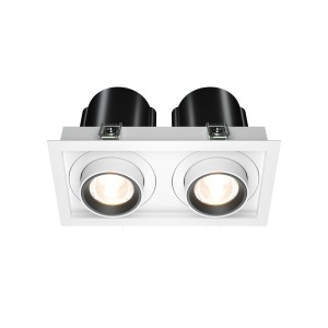 Lampa sufitowa Spot reflektor Hidden DL095-02-10W3K-W Maytoni LEDx20W Aluminium i tworzywo sztuczne/ Biały/